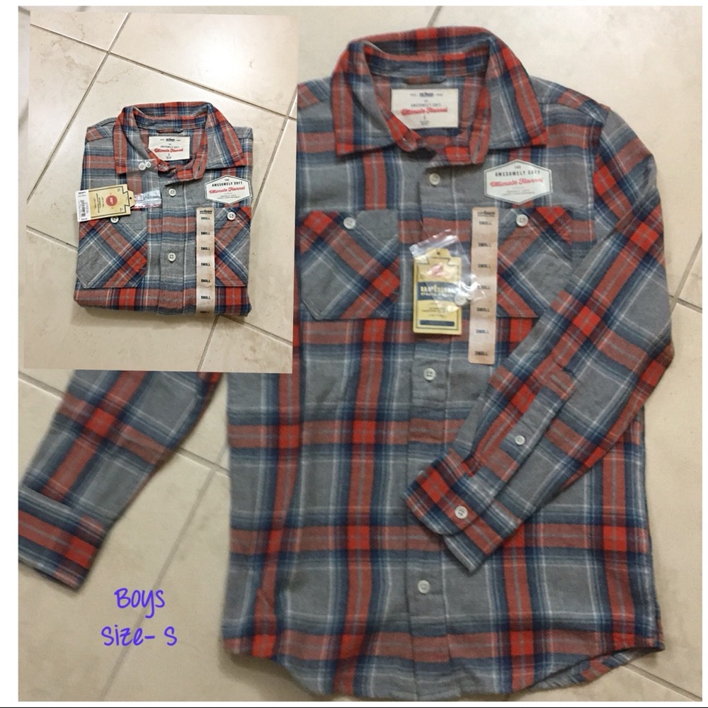 🔹 Flannel shirt , 2 pocket,full sleeve , NWT